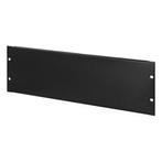 Blindpaneel | 19 inch | 3U (Zwart), Computers en Software, Verzenden, Nieuw