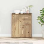 vidaXL Dressoir artisanaal eikenkleurig 60 x 31 x 70 cm, Huis en Inrichting, Kasten | Dressoirs, Verzenden, Nieuw, 50 tot 100 cm