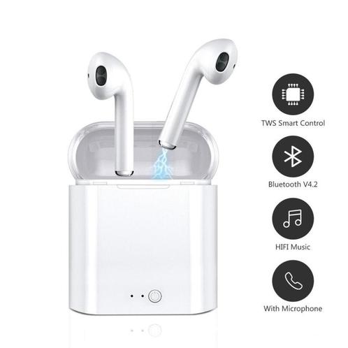 Bluetooth in-ear oortjes in ear draadloos i7s geen airpods *, Audio, Tv en Foto, Koptelefoons, Nieuw, Verzenden