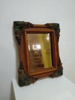 Spiegel - Hout - Spiegel met bloemrijke details