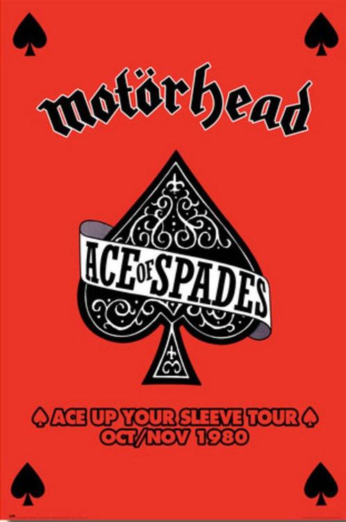 Poster Motorhead Ace up your Sleeve Tour 61x91,5cm, Verzamelen, Posters, Nieuw, A1 t/m A3, Verzenden