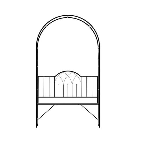 TRUUSK Rozenboog Met Bank, Rozenbank, Prieelbank, Filosofenb, Tuin en Terras, Overige Tuin en Terras, Nieuw, Verzenden