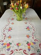 Vroege 20e eeuw katoenen appliqué tafellinnen. - Textiel -, Antiek en Kunst