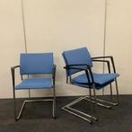 Complete set van 3 stuks  vergaderstoelen Casala Feniks,, Huis en Inrichting, Gebruikt, Drie, Zwart, Ophalen of Verzenden