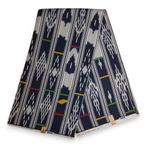 Afrikaanse stof - Blauw PO-5023 - Poly - 1 yard, Hobby en Vrije tijd, Ophalen of Verzenden, Nieuw