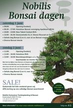 Nobilis Bonsaidagen: Zaterdag 1 en zondag 2 juni!, Tuin en Terras, Planten | Bomen, In pot, Minder dan 100 cm, Halfschaduw, Overige soorten