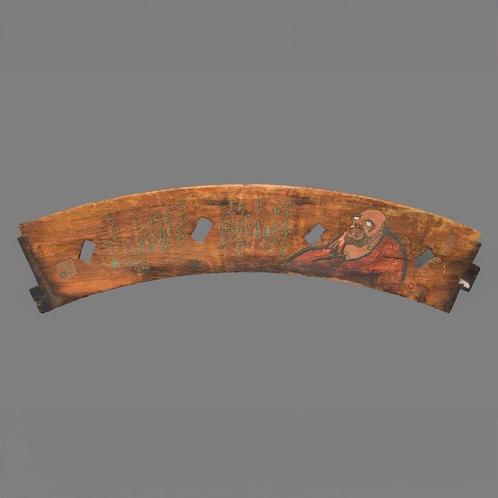 Kanban winkelbordje - Hout, pigmenten - Japan - 19e eeuw, Antiek en Kunst, Antiek | Overige Antiek
