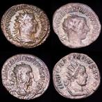 Romeinse Rijk. Gordian III, Trajan Decius, Gallienus &, Postzegels en Munten, Munten | Europa | Niet-Euromunten