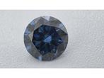 Veiling - Moissanite briljant 1 crt  Royal Blue ( GRA Gecert, Nieuw