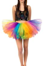 Korte Tutu Regenboog Tule Rokje XS S M Gekleurde Petticoat R, Kleding | Dames, Ophalen of Verzenden, Nieuw, Carnaval