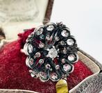 Ring - 18 karaat Geel goud, Zilver Diamant (Natuurlijk), Sieraden, Tassen en Uiterlijk, Ringen, Nieuw