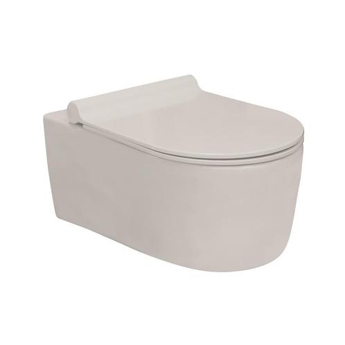 Wandcloset VM Go Fleet 55x36x34.5cm Porselein Met Zitting, Doe-het-zelf en Verbouw, Sanitair, Overige typen, Nieuw, Ophalen of Verzenden