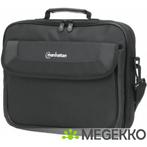 Manhattan 439985 notebooktas 35,8 cm (14.1 ) Aktetas Zwart, Verzenden, Nieuw, Manhattan