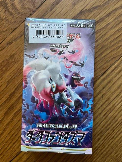 Pokémon - 1 Booster box - Japanese Dark Phantasma Brand New,, Hobby en Vrije tijd, Verzamelkaartspellen | Pokémon