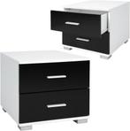Nachtkastje set van 2 - Bijzettafel - Opbergkastje - 40x40x3, Verzenden, Zo goed als nieuw
