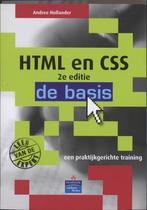 9789043016551 HTML en CSS - de basis 2/e | Tweedehands, Boeken, Studieboeken en Cursussen, Zo goed als nieuw, Andree Hollander
