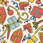Inpakpapier Sinterklaas Kadopapier Pakjesavond 5 Dec -, Diversen, Sinterklaas, Ophalen of Verzenden, Nieuw