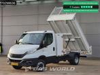 Iveco Daily 35C16 3.0L Kipper met Kist 3.5t trekhaak Tipper, Gebruikt, Euro 6, Iveco, Wit