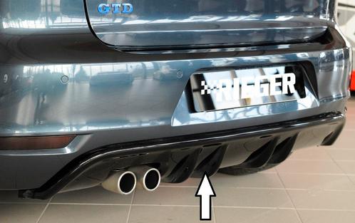 Rieger diffuser met 2 dubbele finnen | Golf 6 Cabrio | Golf, Auto-onderdelen, Carrosserie en Plaatwerk, Nieuw, Volkswagen, Verzenden