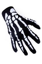 Handschoenen Dames Skelet Skeleton Bones Halloween Botten Vi, Nieuw, Carnaval, Ophalen of Verzenden, Feestartikel