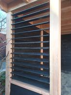 FLEX FENCE SHUTTERS | 220 CM LANG | ZWART SET   2 STUKS, Tuin en Terras, Overkappingen, Nieuw, Overige typen