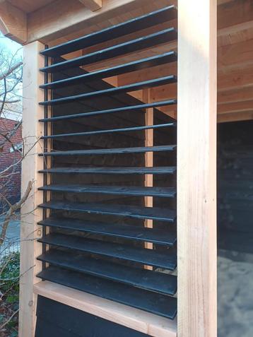 GRATIS VERZ FLEX FENCE SHUTTERS | 220 CM LANG | ZWART SET beschikbaar voor biedingen