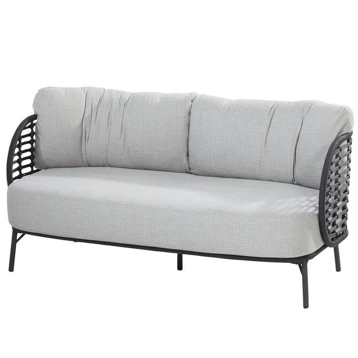 Fabrice 2,5-zitsbank antraciet 4-Seasons Outdoor, Tuin en Terras, Tuinsets en Loungesets, Nieuw, Ophalen of Verzenden