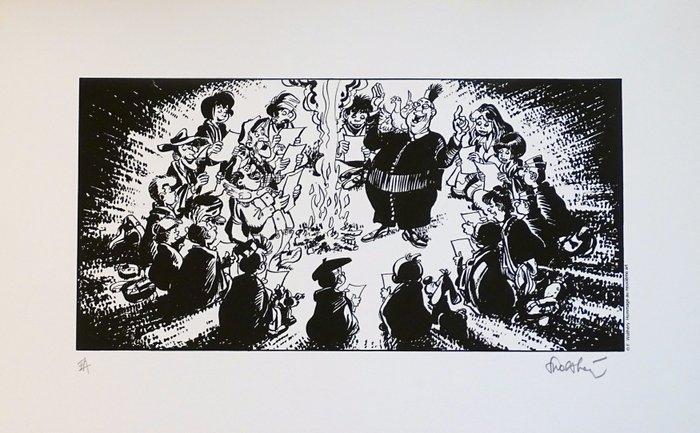 Walthéry, François - 1 Silkscreen - Natacha - Hommage au, Boeken, Strips | Comics