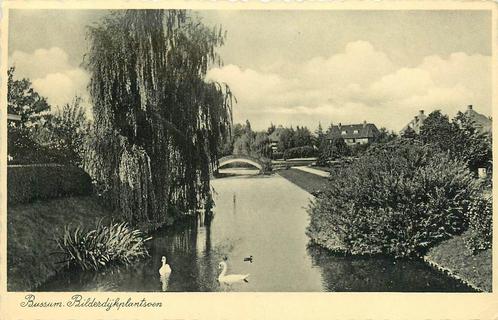 Bussum Bilderdijkplantsoen, Verzamelen, Ansichtkaarten | Nederland, Gelopen, Verzenden