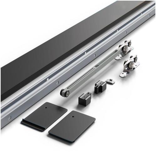 Schuifdeursysteem Mod. SD005 aluminium zwart, Doe-het-zelf en Verbouw, Hang- en Sluitwerk, Verzenden