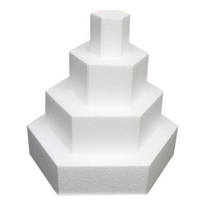 Taart Dummy Zeshoek 5cm -Ø25cm-, Hobby en Vrije tijd, Taarten en Cupcakes maken, Nieuw, Verzenden