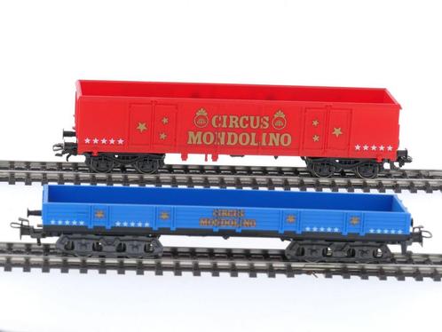 Schaal H0 Märklin 78092 wagonen set van circus Mondolino..., Hobby en Vrije tijd, Modeltreinen | H0, Wagon, Gebruikt, Märklin