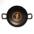 Oud-Grieks Terracotta Attische Roodfigurige Kylix met