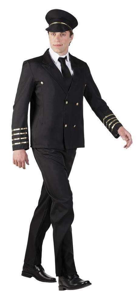 Flight Captain piloten pak compleet, Kleding | Heren, Carnavalskleding en Feestkleding, Nieuw, Ophalen of Verzenden