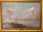 Carlo Brancaccio (1861-1920) - Golfo di Napoli, Antiek en Kunst, Kunst | Schilderijen | Klassiek