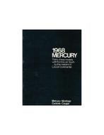 1968 MERCURY PROGRAMMA BROCHURE ENGELS (USA), Nieuw, Author