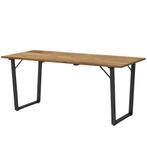 Tuintafel - Weerbestendig - Campingtafel - bruin, Ophalen of Verzenden, Nieuw