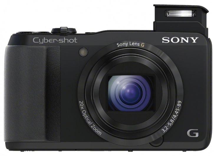 Sony Cyber-shot DSC-HX20V Digitale Compact Camera - Zwart, Audio, Tv en Foto, Fotocamera's Digitaal, Zo goed als nieuw, Verzenden