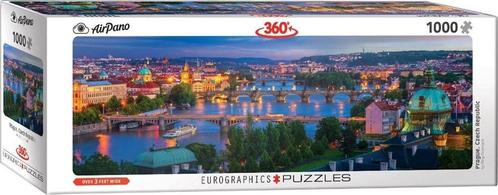Prague Czech Republic Panorama Puzzel (1000 stukjes) |, Hobby en Vrije tijd, Denksport en Puzzels, Nieuw, Verzenden