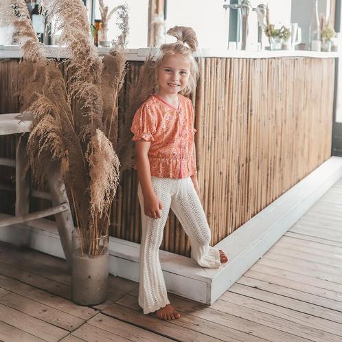 Your Wishes  Seashell knit flared legging birch Maat 110, Kinderen en Baby's, Kinderkleding | Maat 110, Meisje, Nieuw, Broek, Ophalen of Verzenden