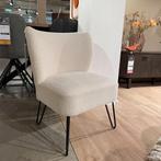 Maud Fauteuil Crème - COCOmaison, Ophalen of Verzenden, Nieuw, 75 tot 100 cm, 50 tot 75 cm