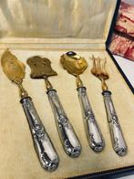 Minerva - Bestekset (4) - Service A dessert, Likeur A crème,, Antiek en Kunst, Antiek | Goud en Zilver