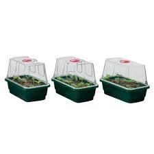 GARLAND MINI HIGH DOME PROPAGATOR (SET VAN 3) 17X10X12.5CM, Tuin en Terras, Kweekspullen, Overige typen, Nieuw, Ophalen of Verzenden