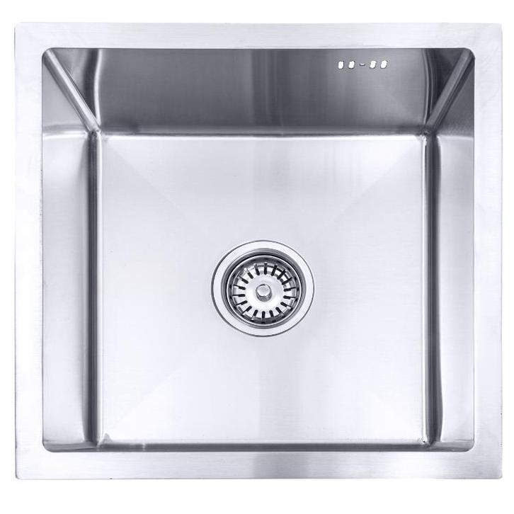 Spoelbak | Wasbak | Gootsteen | 44x44x20 | RVS | Zilver, Huis en Inrichting, Keuken | Keukenelementen, Nieuw, Verzenden