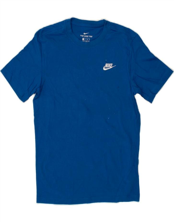 NIKE Mens T-Shirt Top XS Blue Cotton, Kleding | Heren, T-shirts, Verzenden