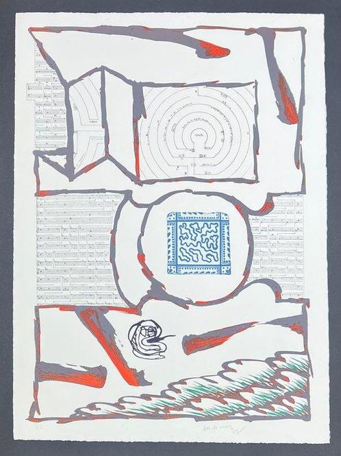 Pierre Alechinsky (1927) - Chutes et panaches, avec extraits, Antiek en Kunst, Antiek | Overige Antiek
