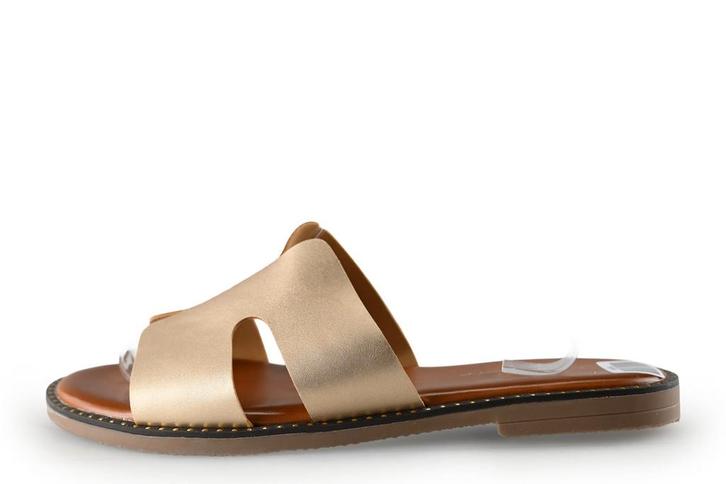 Dolcis slippers in maat 41 Goud | 10% korting, Kleding | Dames, Schoenen, Overige kleuren, Zo goed als nieuw, Slippers, Verzenden