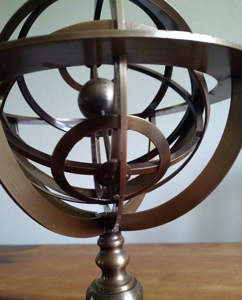 Armillarium - Verguld messing - 1990 - De sfeer van, Antiek en Kunst, Curiosa en Brocante