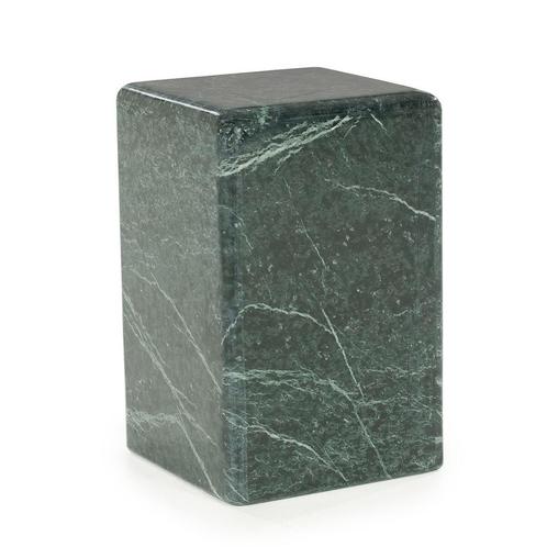 *WOONWINKEL* By-Boo Dice Bijzettafel Groen Marmer Vierkant, Huis en Inrichting, Tafels | Bijzettafels, Nieuw, Verzenden