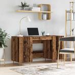 vidaXL Bureau met plank met opslag met de deur Oud hout, Verzenden, Nieuw
